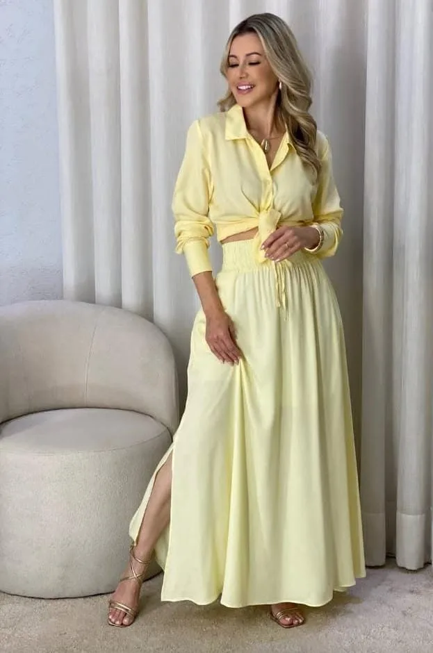Conjunto Saia Longa Lumière
