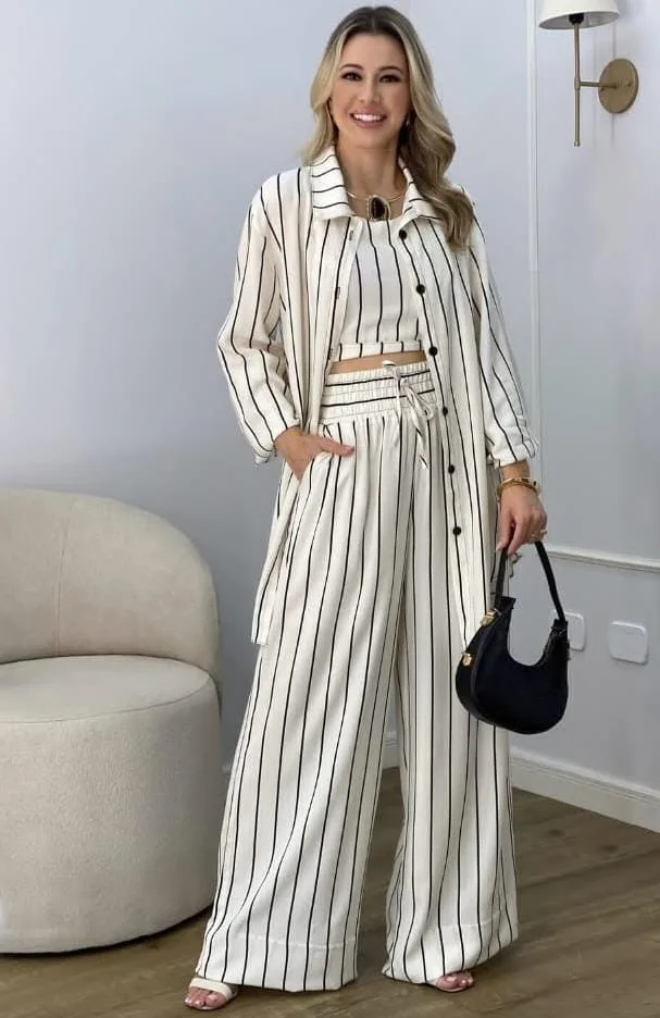 Conjunto Listrado Riviera
